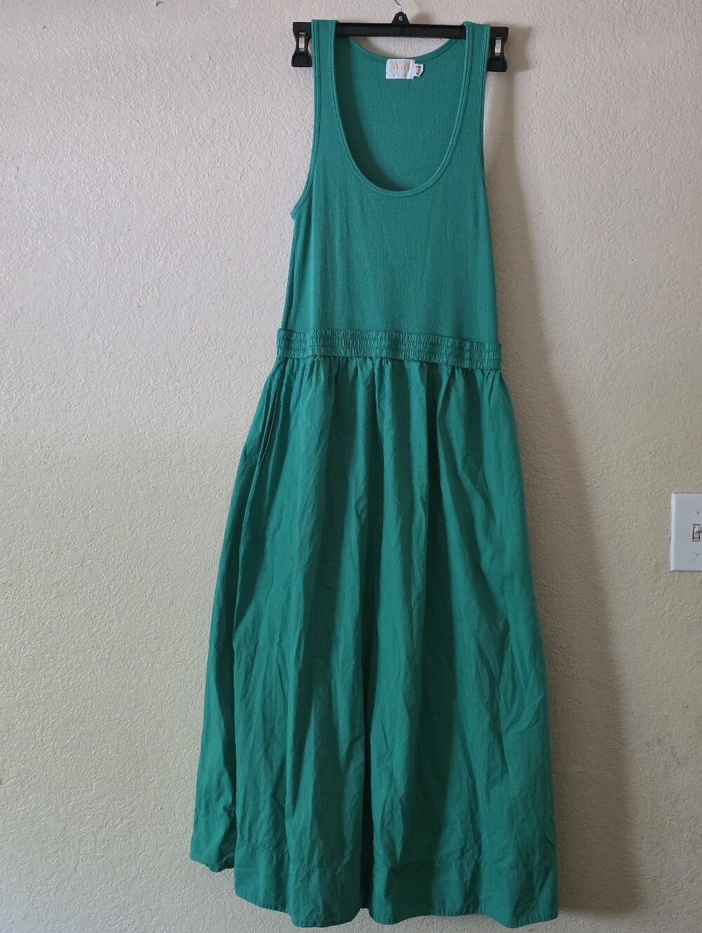 Nation Los Angeles Sleeveless Teal Maxi  Dress Size M